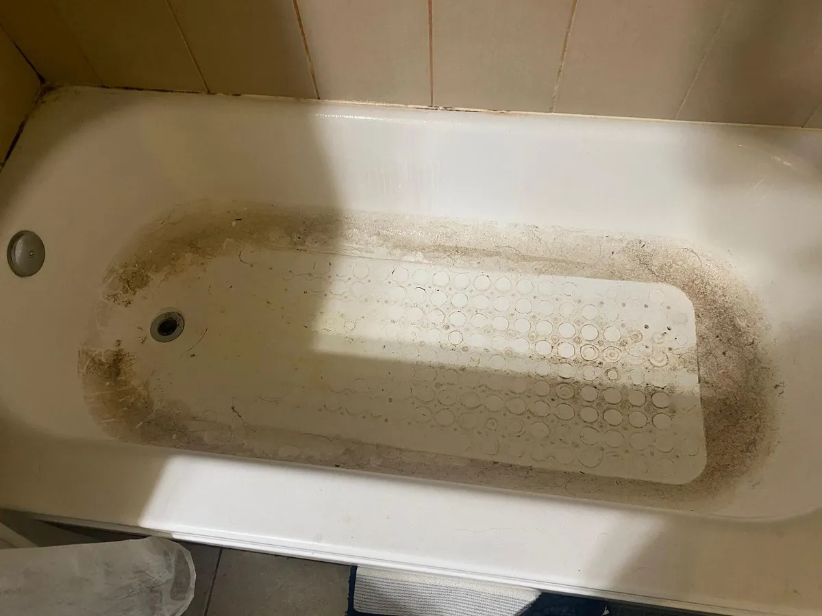 Bathtub, before