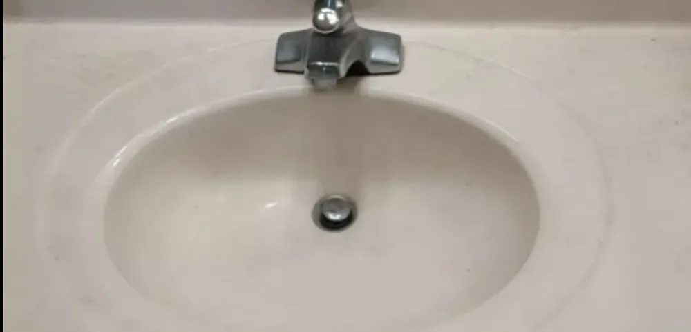 Bathroom sink, before